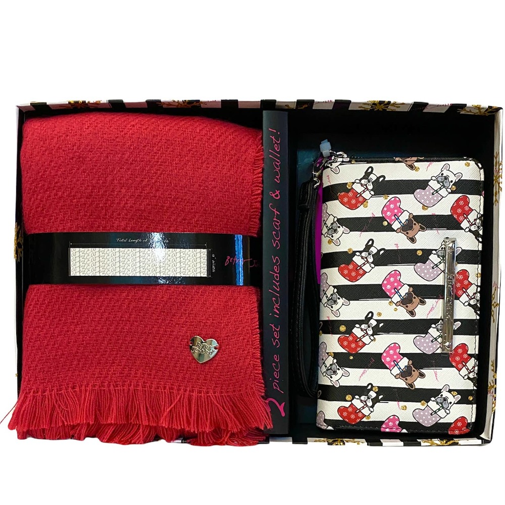 Betsey Johnson Scarf & Wallet Gift Set - Picture 2 of 7